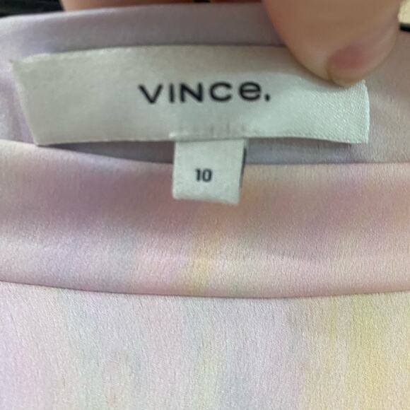 Vince rainbow wash drape skirt in multi size 10 (b17) NWOT - Picture 5 of 11